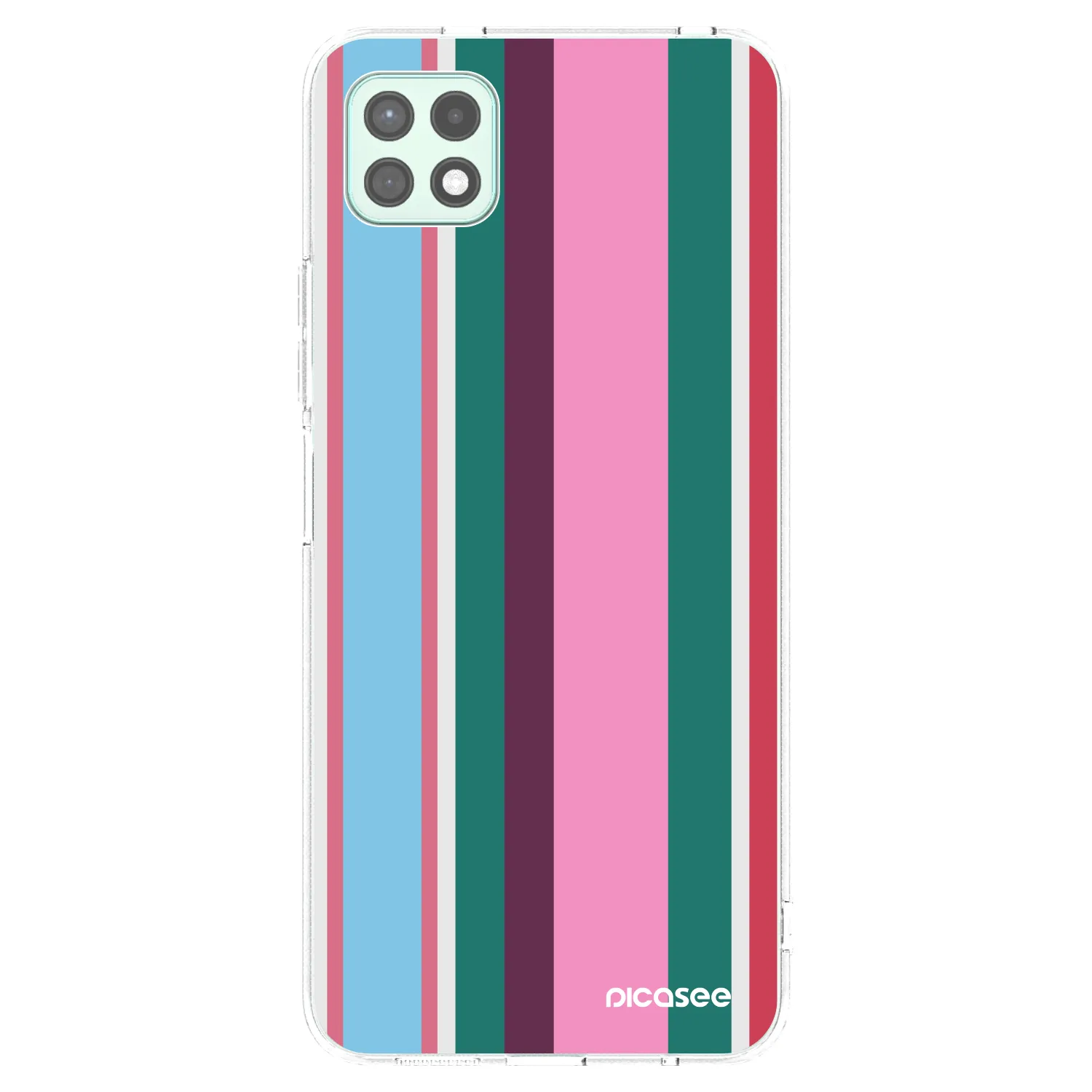 Picasee silikonový průhledný obal pro Samsung Galaxy A22 A226B 5G - Cabana club