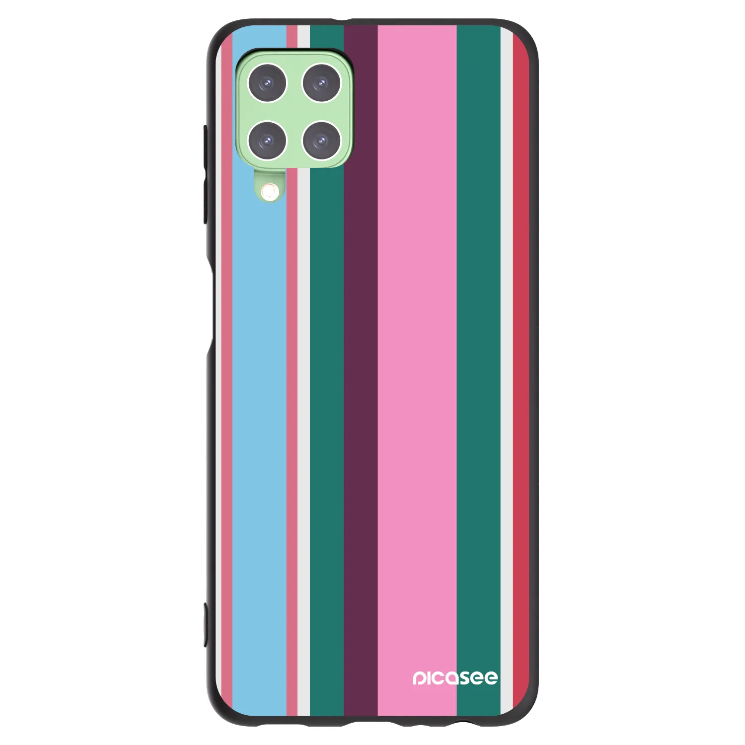 Picasee silikonový černý obal pro Samsung Galaxy A22 A225F 4G - Cabana club