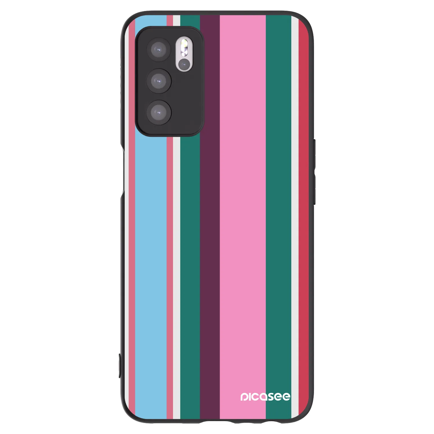 Picasee silikonový černý obal pro OPPO A16s - Cabana club