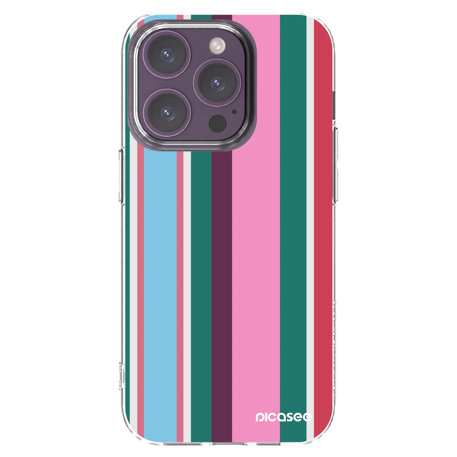 Picasee silikonový průhledný obal pro Apple iPhone 14 Pro - Cabana club