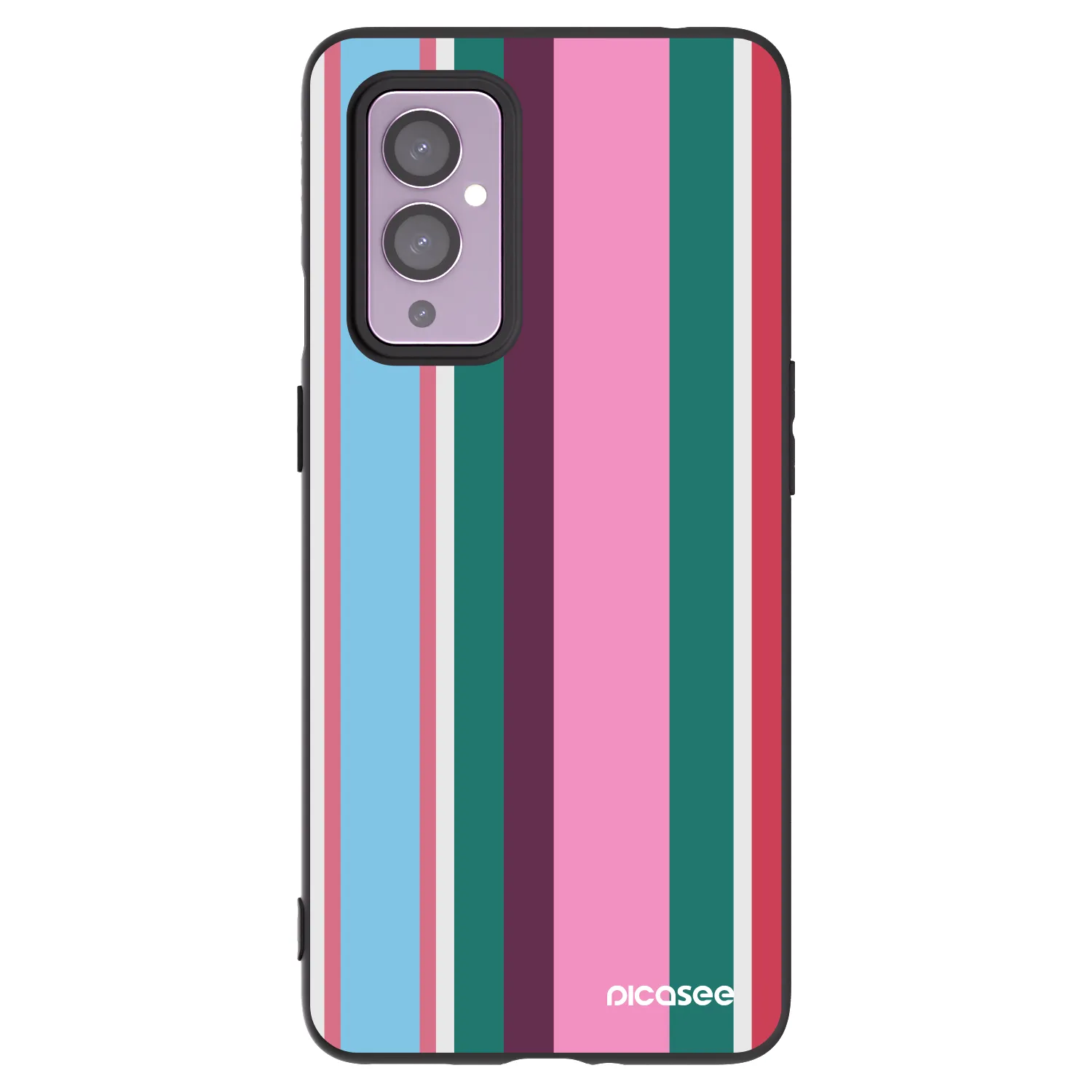 Picasee silikonový černý obal pro OnePlus 9 - Cabana club
