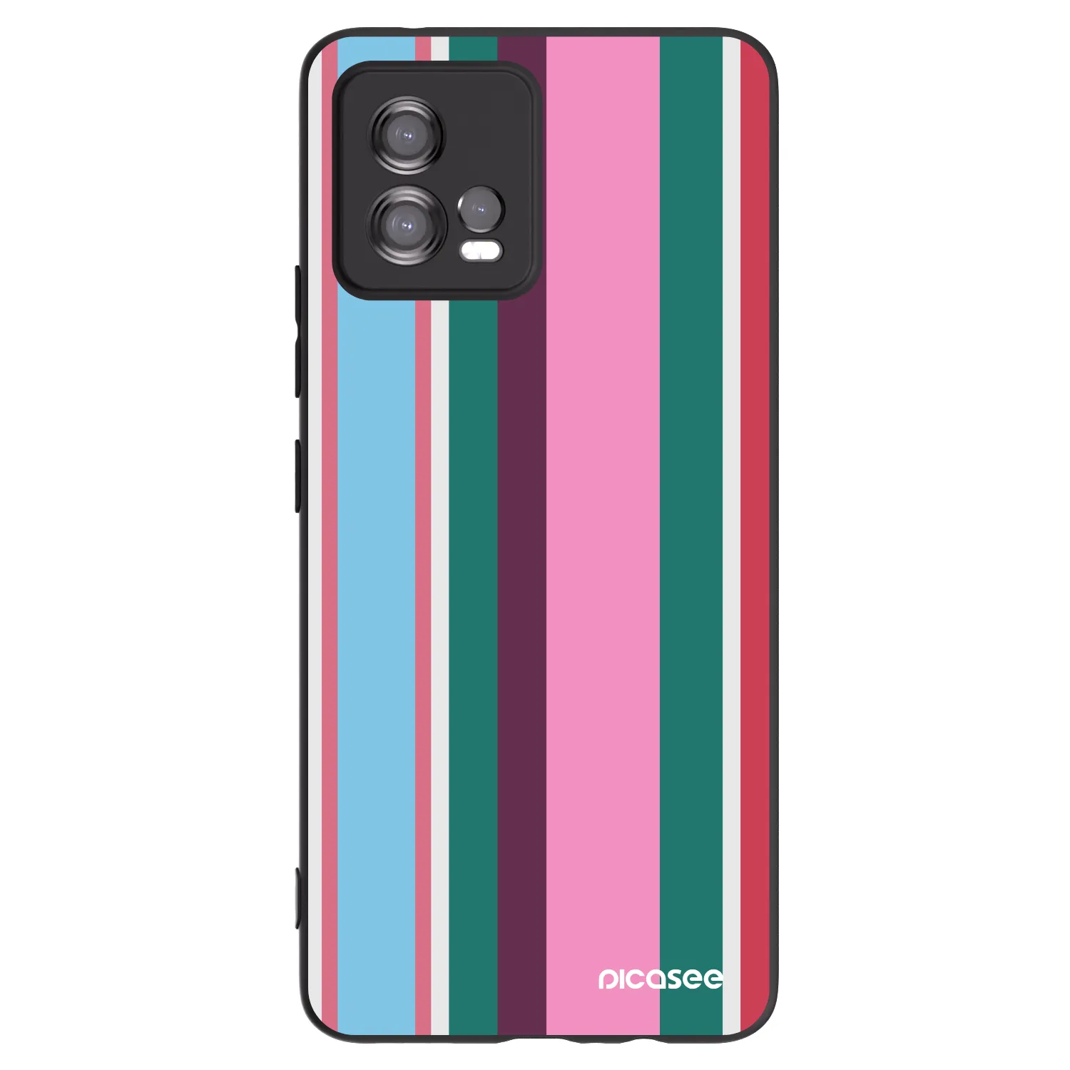 Picasee silikonový černý obal pro Motorola Moto G72 - Cabana club