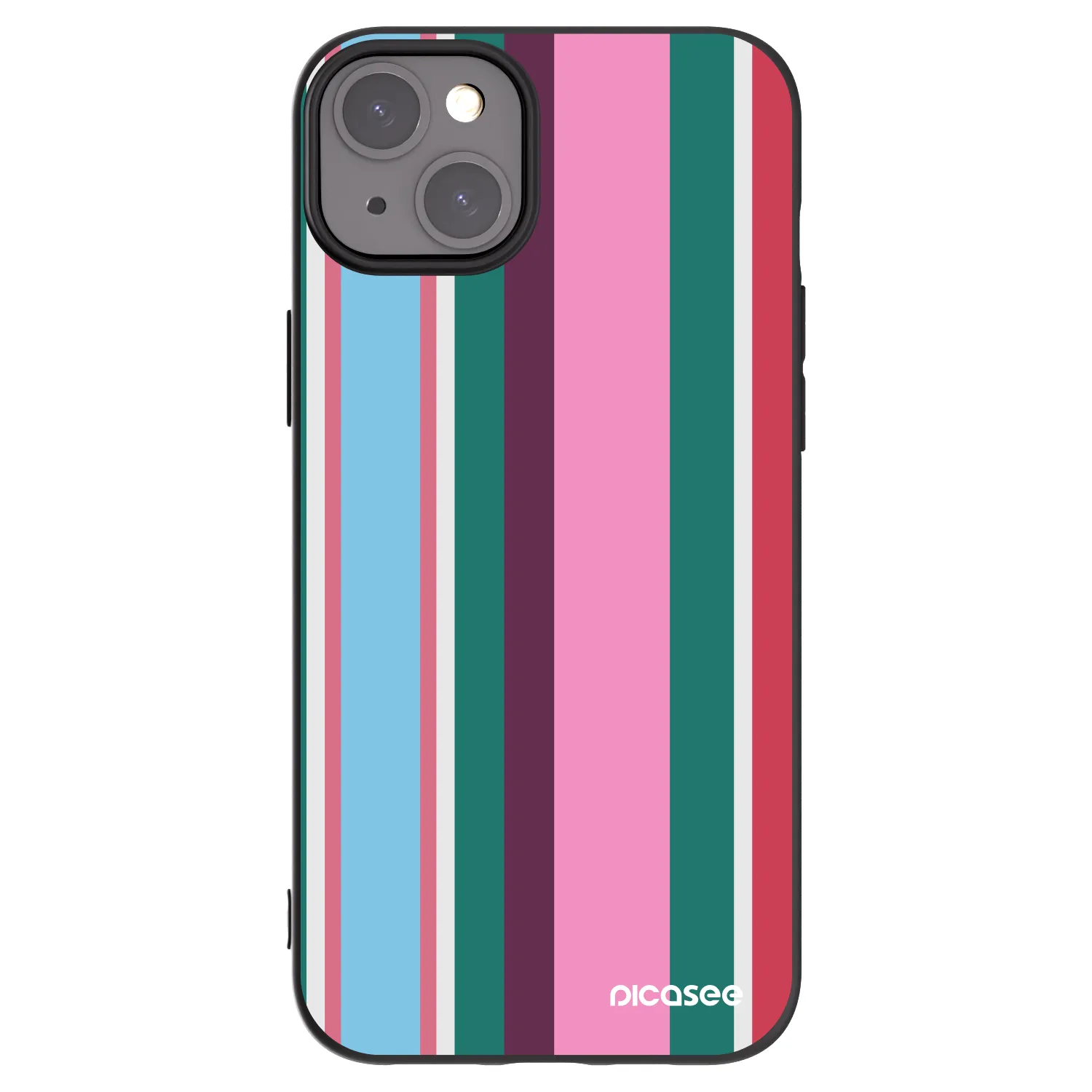 Picasee silikonový černý obal pro Apple iPhone 15 Plus - Cabana club