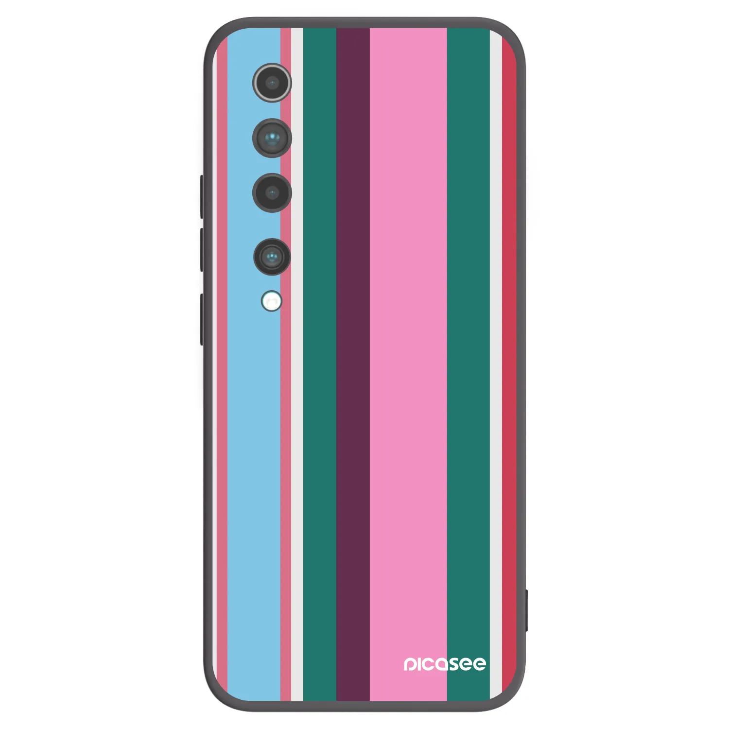 Picasee silikonový černý obal pro Xiaomi Mi 10 - Cabana club