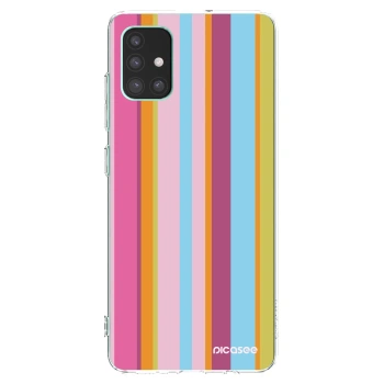 Picasee silikonový průhledný obal pro Samsung Galaxy M51 M515F - Golden hour