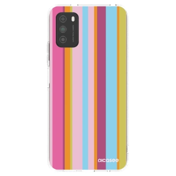 Picasee silikonový průhledný obal pro Xiaomi Poco M3 - Golden hour