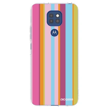Picasee silikonový průhledný obal pro Motorola Moto G9 Play - Golden hour