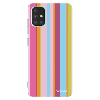 Picasee silikonový průhledný obal pro Samsung Galaxy A51 A515F - Golden hour