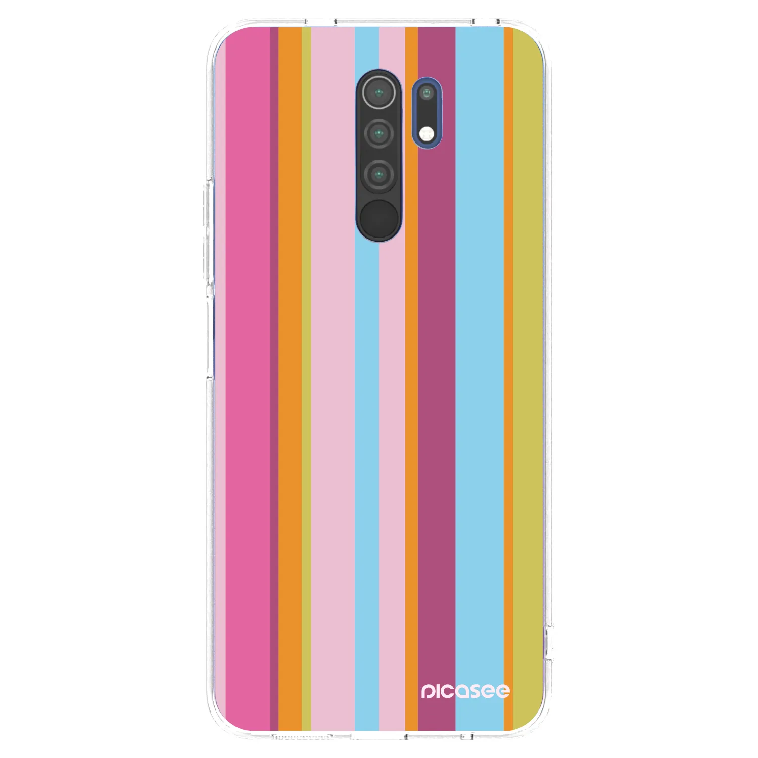 Picasee silikonový průhledný obal pro Xiaomi Redmi 9 - Golden hour