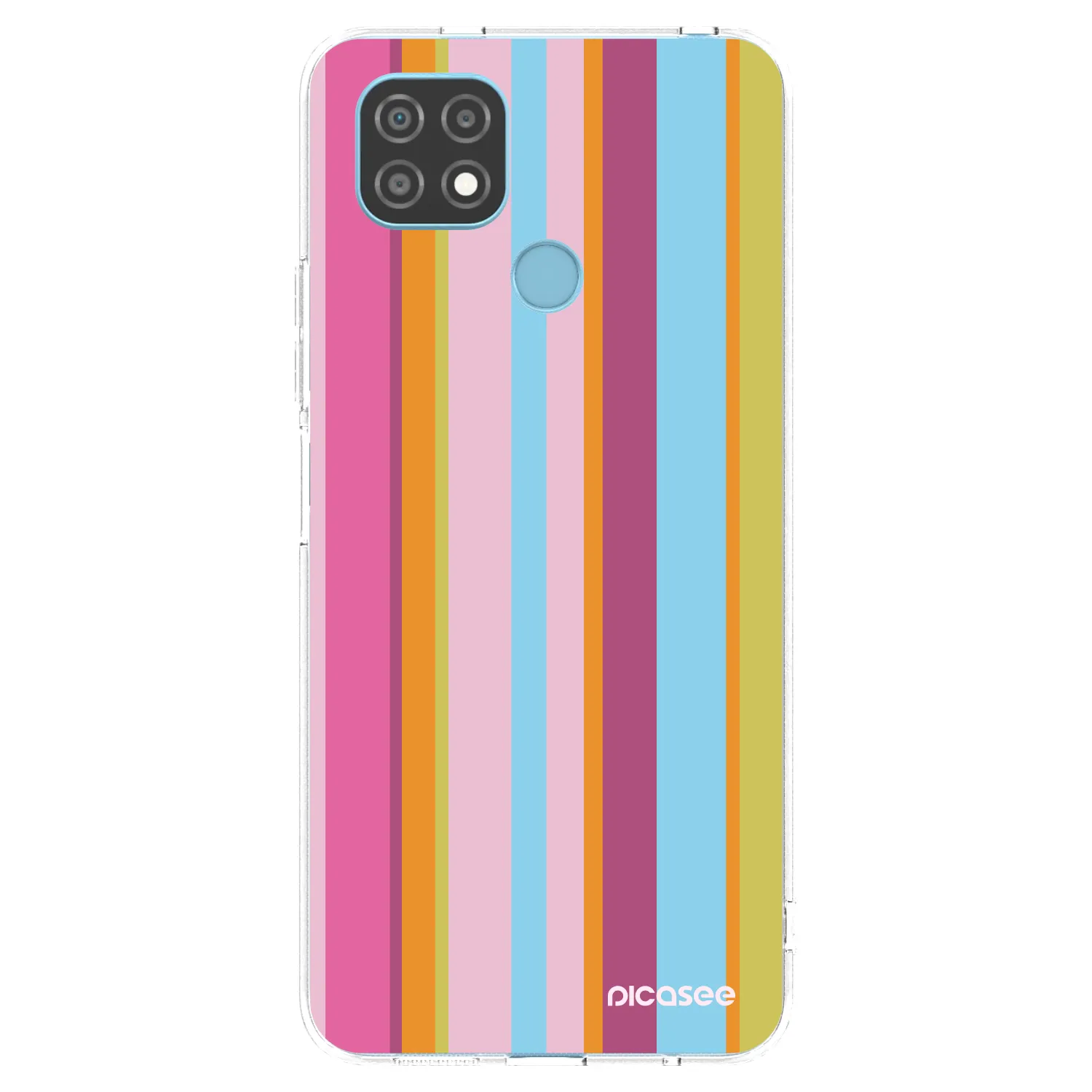 Picasee silikonový průhledný obal pro Realme C21 - Golden hour