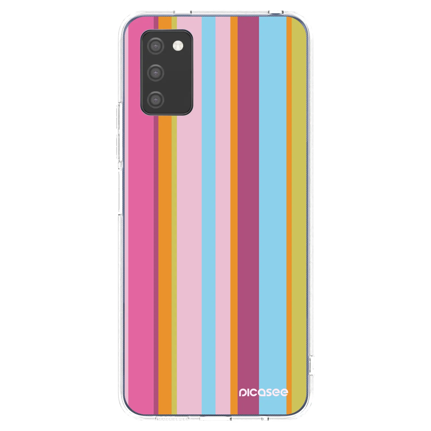 Picasee silikonový průhledný obal pro Samsung Galaxy A03s A037G - Golden hour