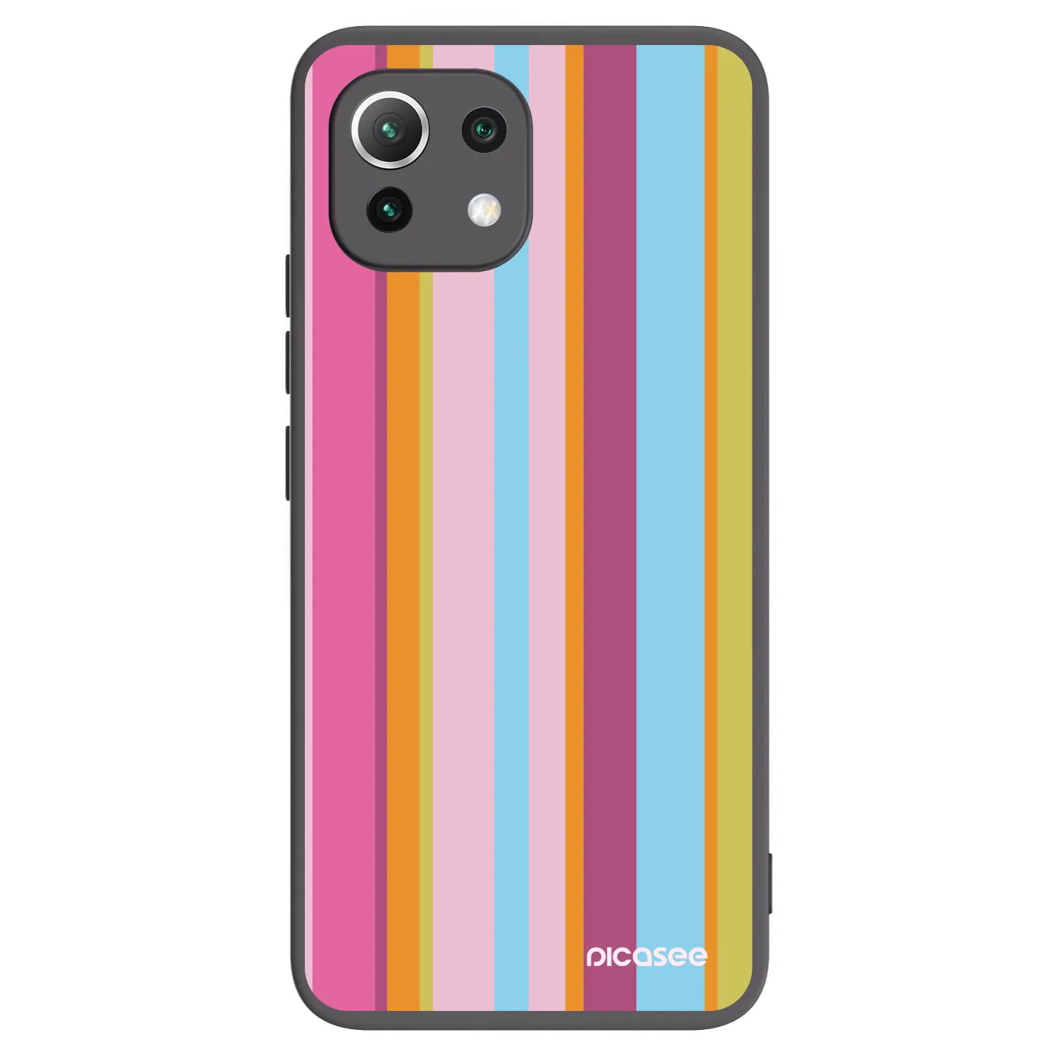 Picasee silikonový černý obal pro Xiaomi 11 Lite 5G NE - Golden hour