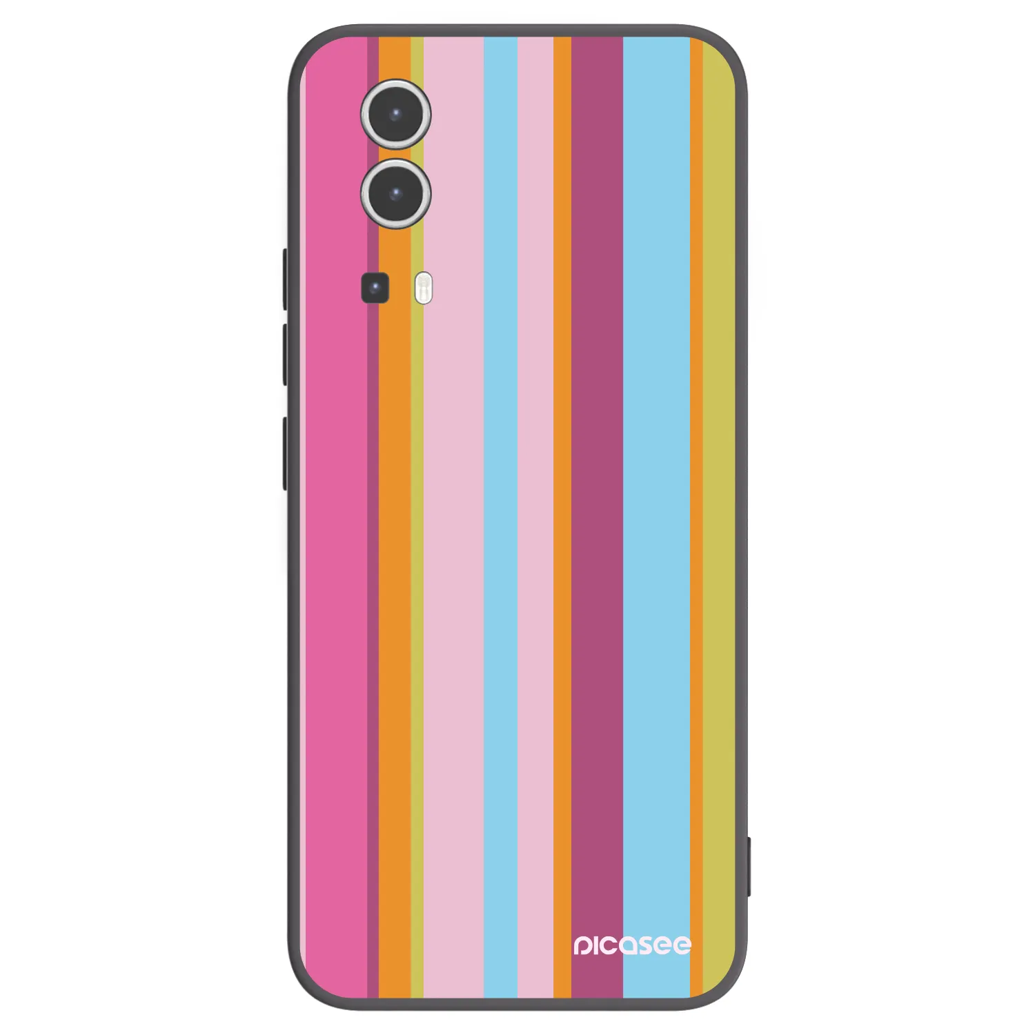Picasee silikonový černý obal pro Vivo Y72 5G - Golden hour