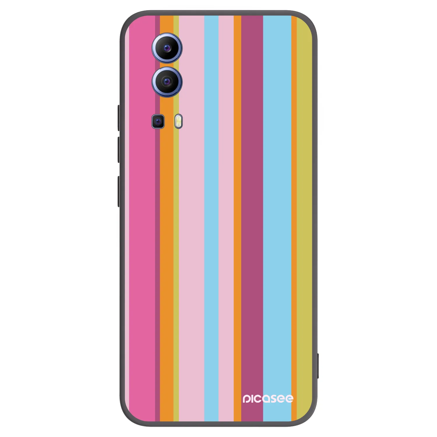 Picasee silikonový černý obal pro Vivo Y52 5G - Golden hour