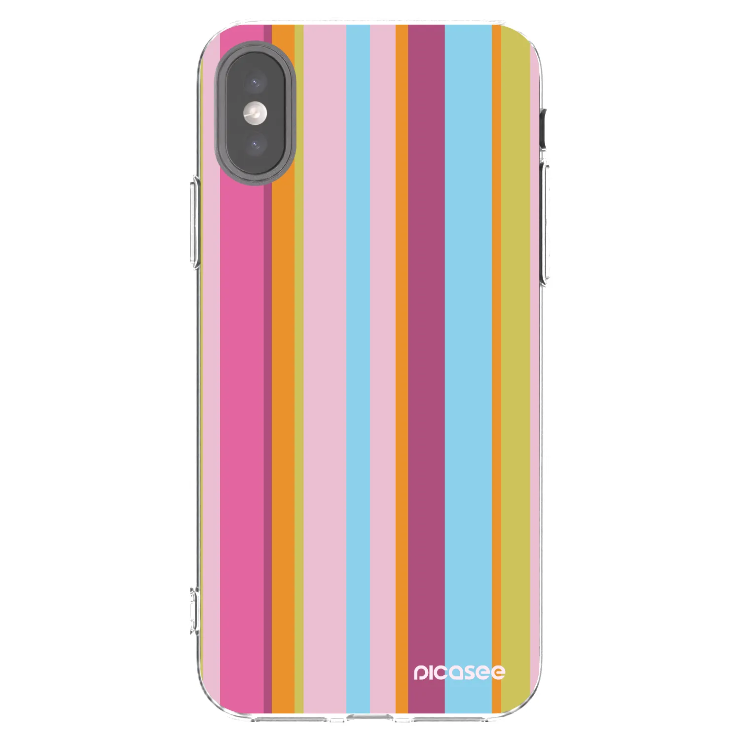 Picasee silikonový průhledný obal pro Apple iPhone X/XS - Golden hour