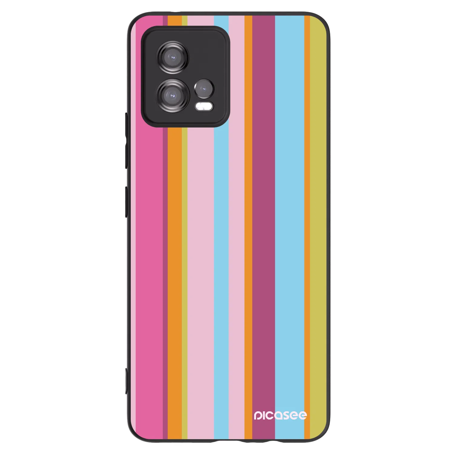Picasee silikonový černý obal pro Motorola Moto G72 - Golden hour