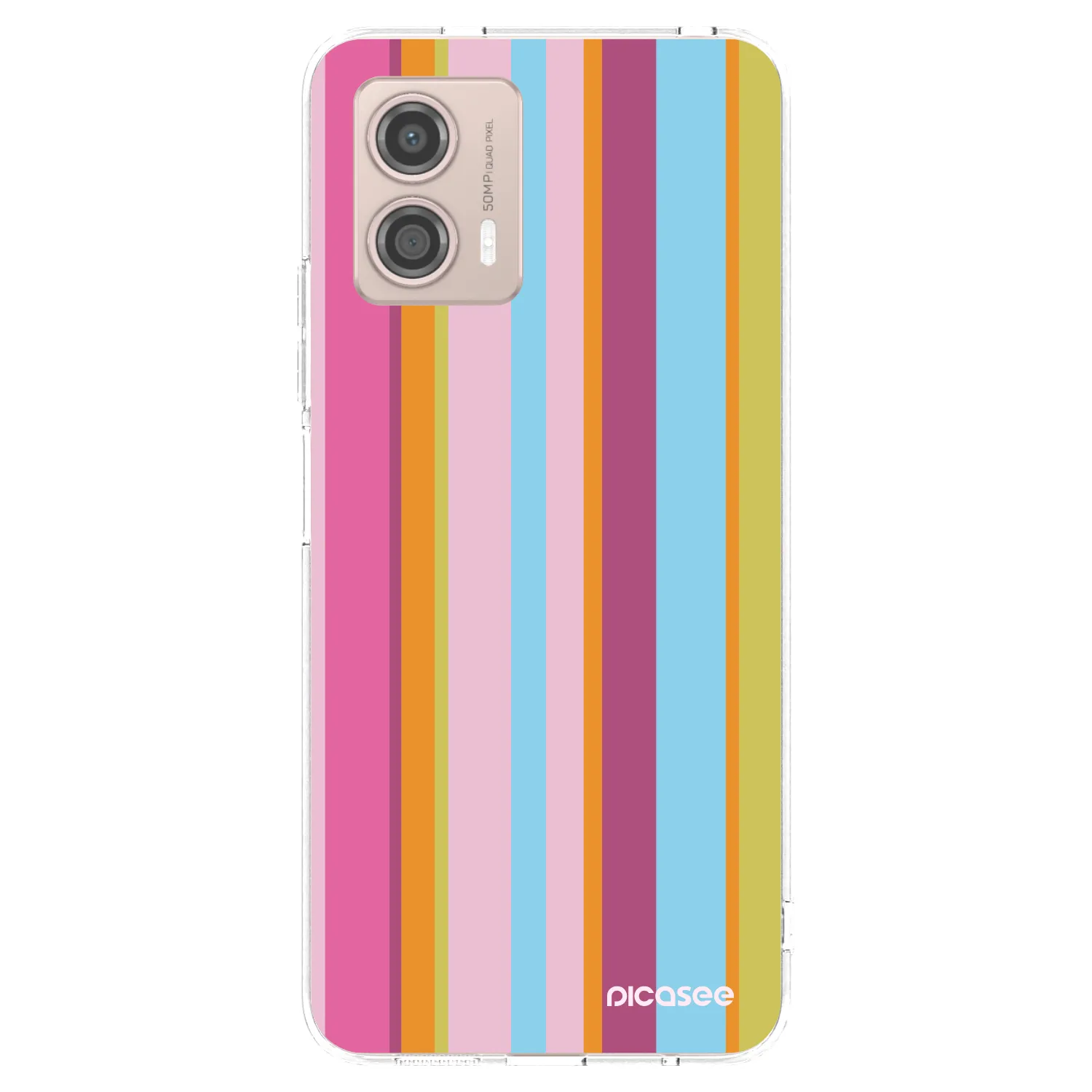 Picasee silikonový průhledný obal pro Motorola Moto G53 5G - Golden hour