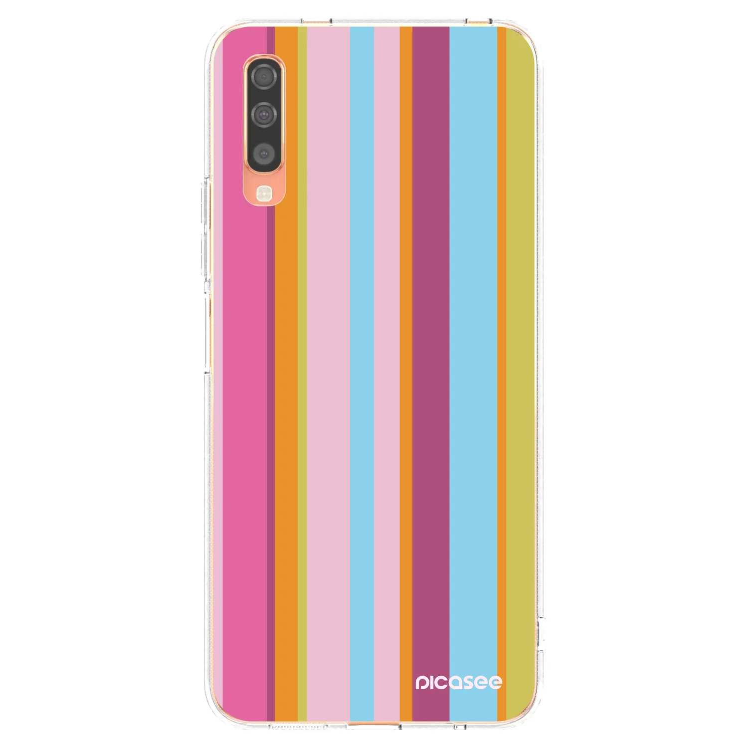 Picasee silikonový průhledný obal pro Samsung Galaxy A70 A705F - Golden hour