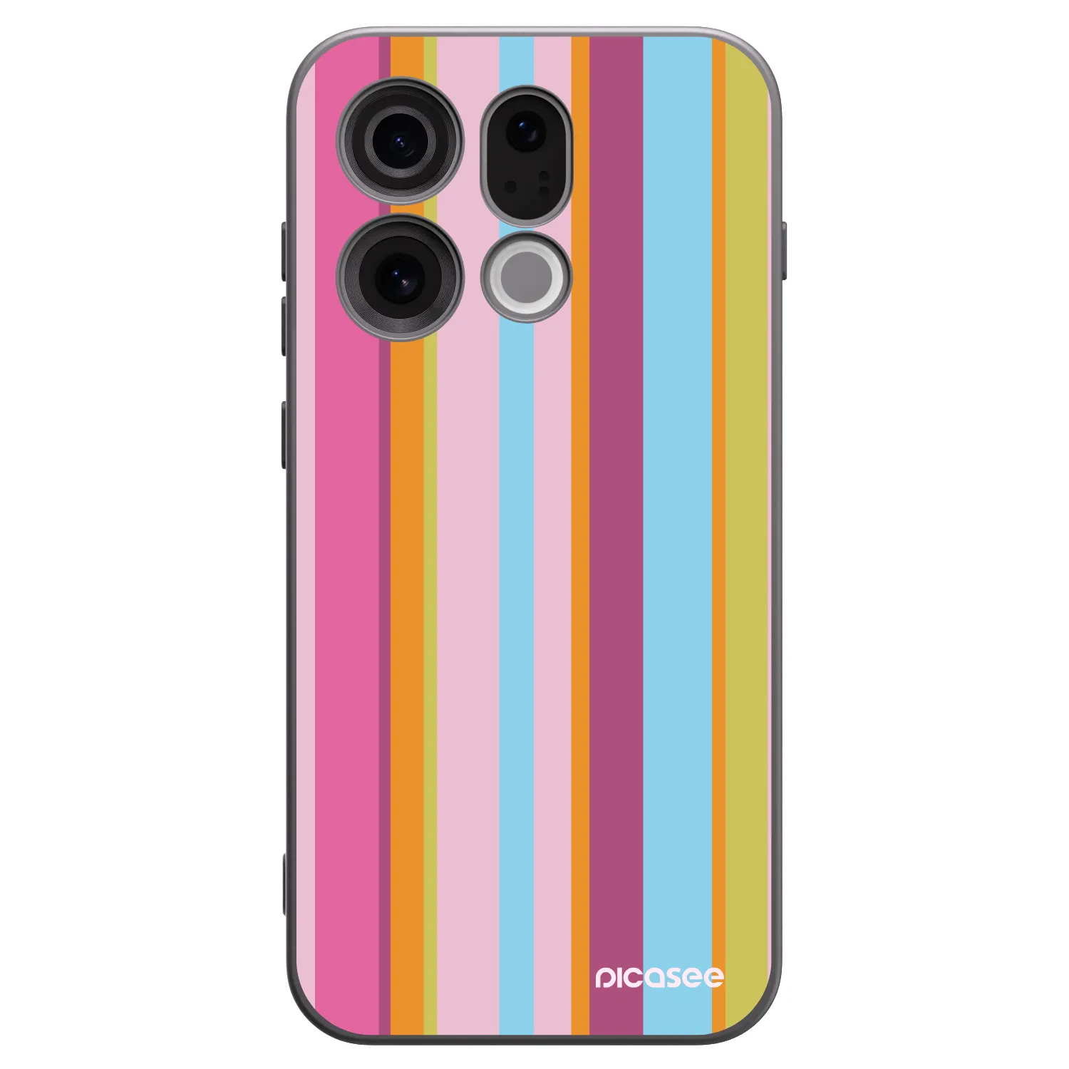 Picasee silikonový černý obal pro OPPO Find X9 - Golden hour
