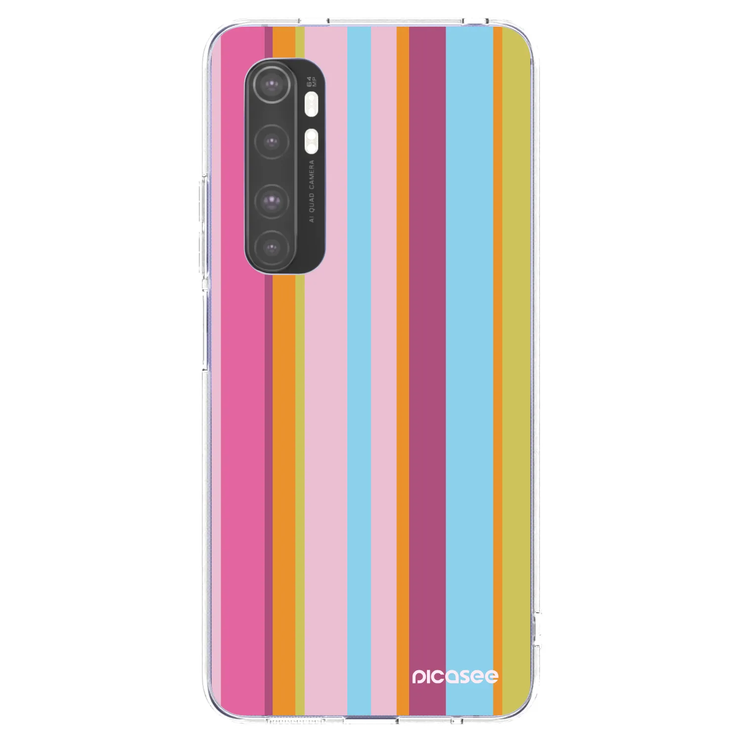Picasee silikonový průhledný obal pro Xiaomi Mi Note 10 Lite - Golden hour