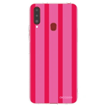 Picasee silikonový průhledný obal pro Samsung Galaxy A20s - Hot tropic