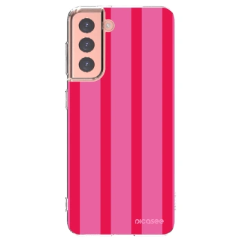 Picasee silikonový průhledný obal pro Samsung Galaxy S21 5G G991B - Hot tropic