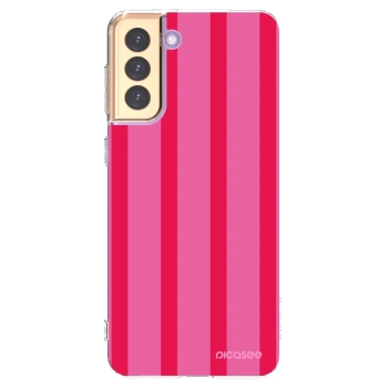 Picasee silikonový průhledný obal pro Samsung Galaxy S21+ 5G G996F - Hot tropic