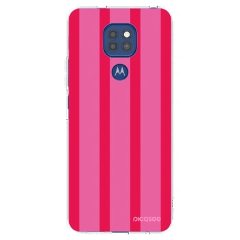 Picasee silikonový průhledný obal pro Motorola Moto G9 Play - Hot tropic