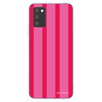 Picasee silikonový průhledný obal pro Samsung Galaxy A02s A025G - Hot tropic