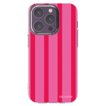 Picasee silikonový průhledný obal pro Apple iPhone 14 Pro - Hot tropic