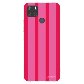 Picasee silikonový průhledný obal pro Realme C21Y - Hot tropic