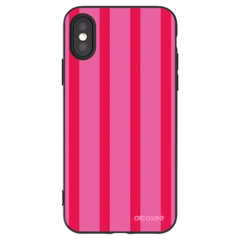 Picasee silikonový černý obal pro Apple iPhone X/XS - Hot tropic