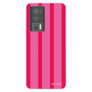 Picasee silikonový průhledný obal pro Xiaomi Poco F5 Pro 5G - Hot tropic