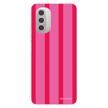 Picasee silikonový průhledný obal pro Motorola Moto G51 - Hot tropic