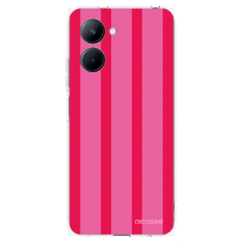 Picasee silikonový průhledný obal pro Realme C33 (2023) - Hot tropic