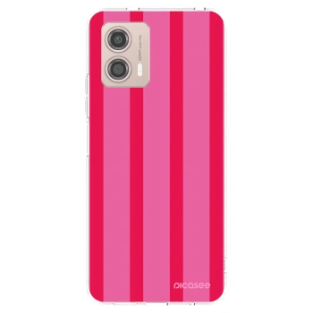 Picasee silikonový průhledný obal pro Motorola Moto G53 5G - Hot tropic