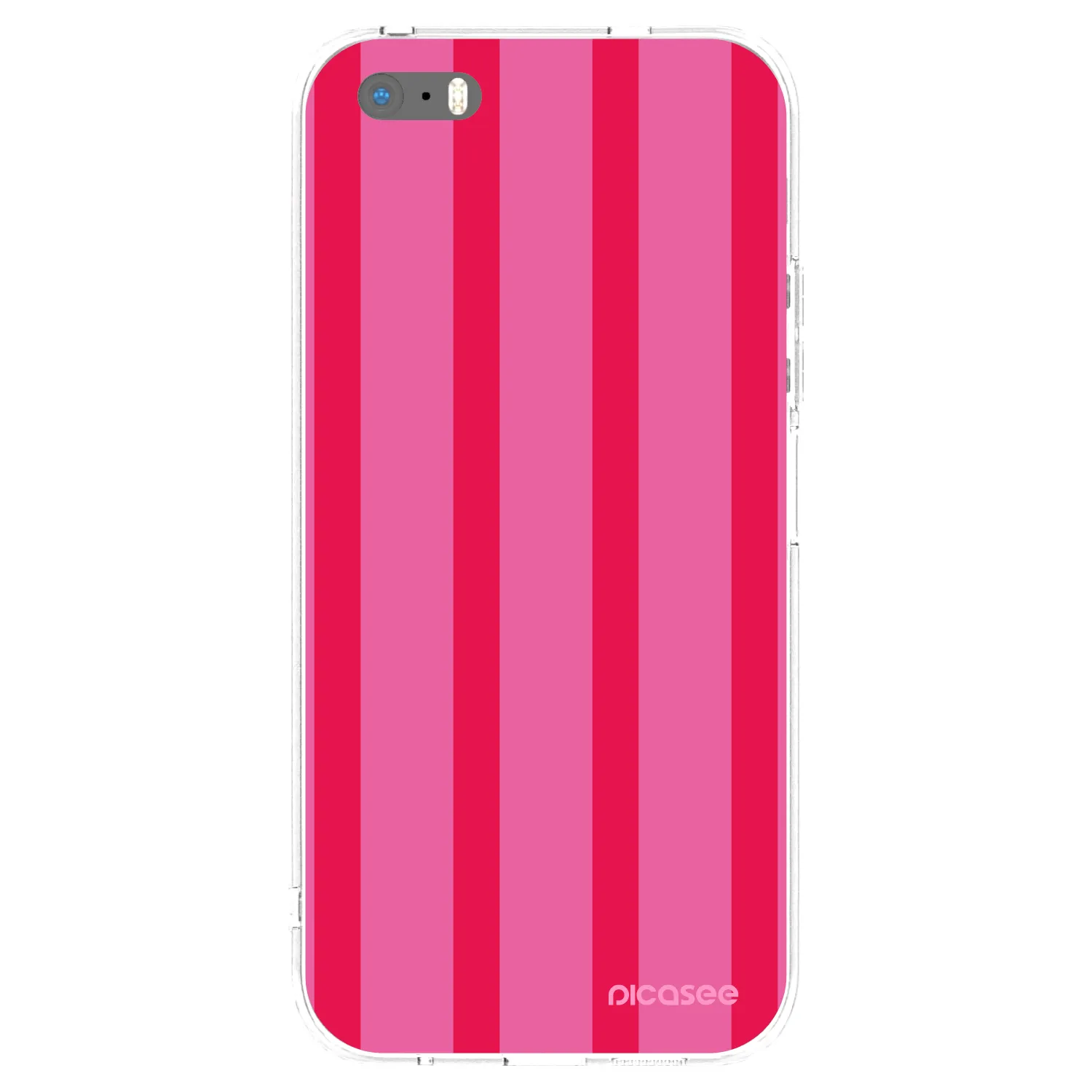 Picasee silikonový průhledný obal pro Apple iPhone 5/5S/SE - Hot tropic
