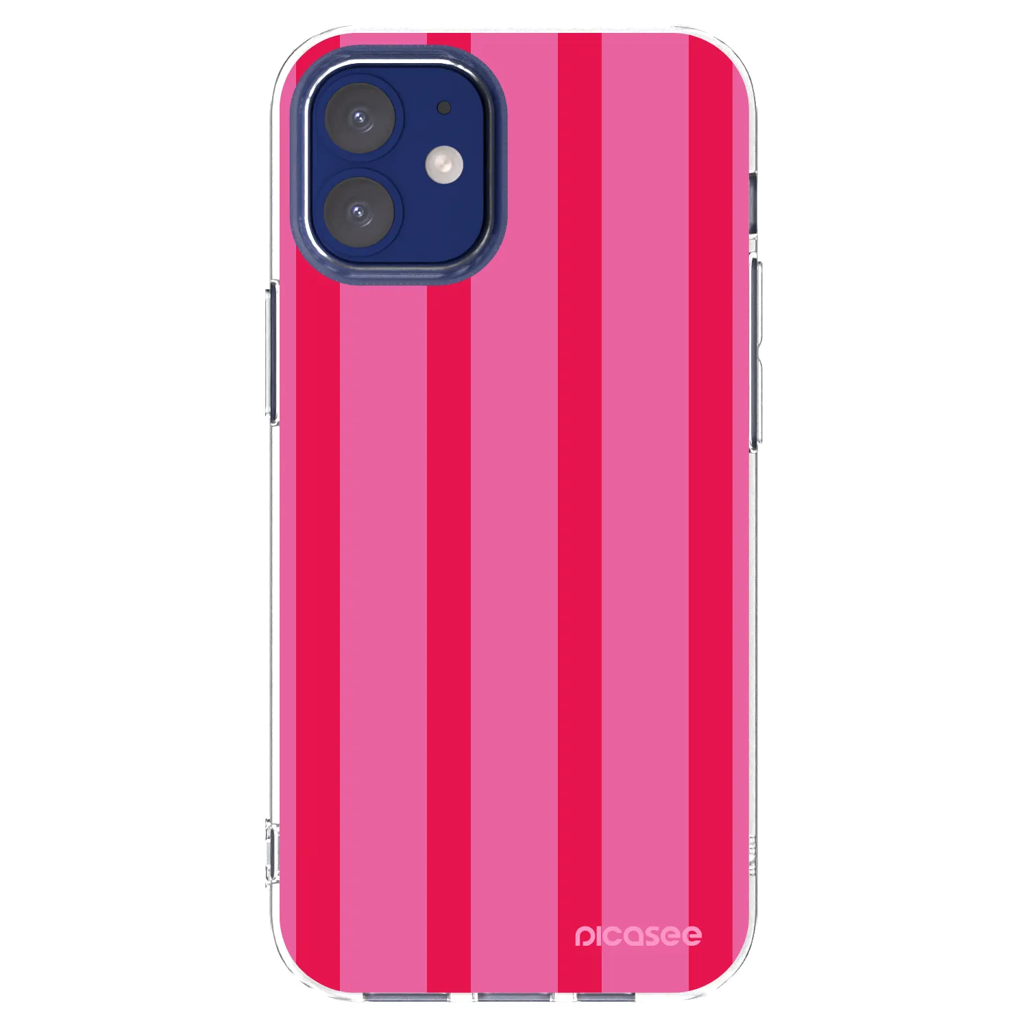 Picasee silikonový průhledný obal pro Apple iPhone 12 mini - Hot tropic
