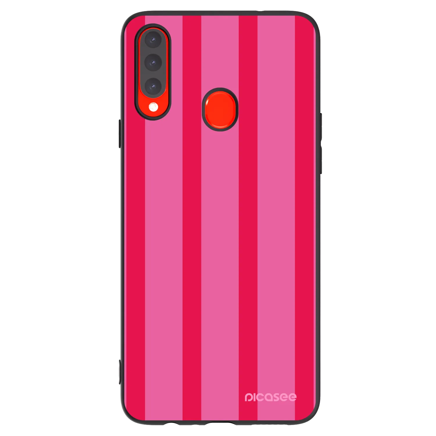 Picasee silikonový černý obal pro Samsung Galaxy A20s - Hot tropic