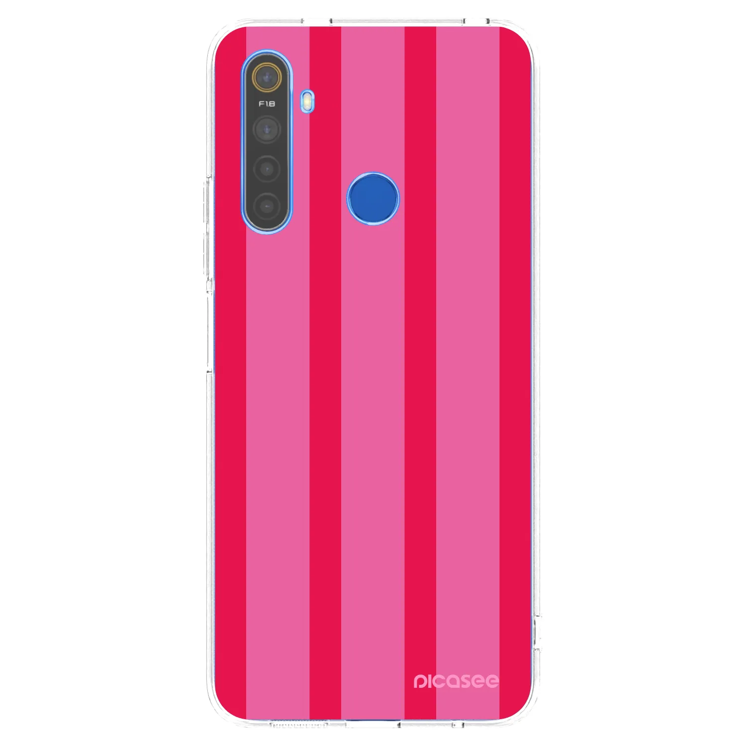 Picasee silikonový průhledný obal pro Realme 5 - Hot tropic