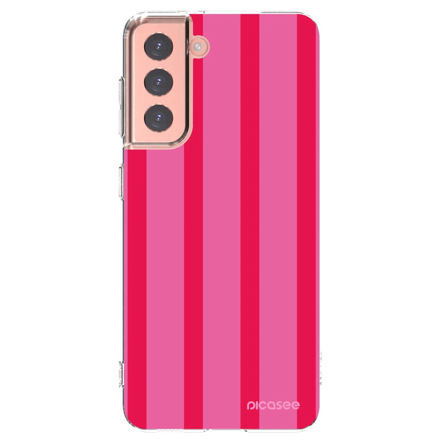 Picasee silikonový průhledný obal pro Samsung Galaxy S21 5G G991B - Hot tropic