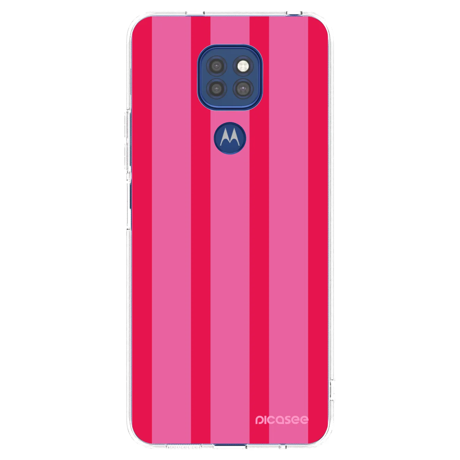 Picasee silikonový průhledný obal pro Motorola Moto G9 Play - Hot tropic