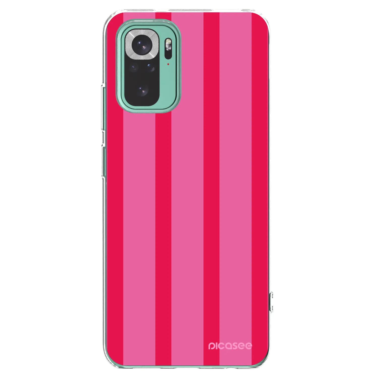 Picasee silikonový průhledný obal pro Xiaomi Redmi Note 10 Pro - Hot tropic
