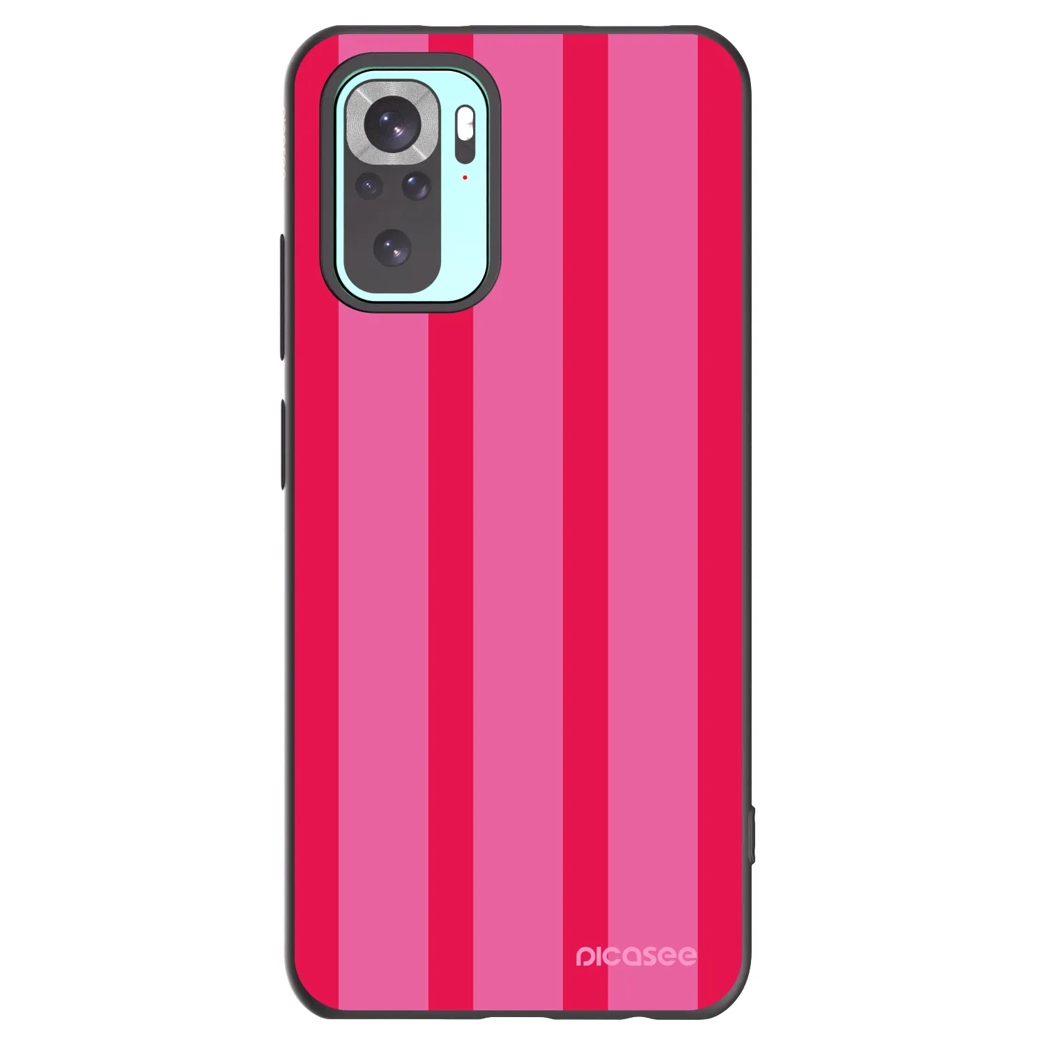 Picasee silikonový černý obal pro Xiaomi Redmi Note 10 Pro - Hot tropic
