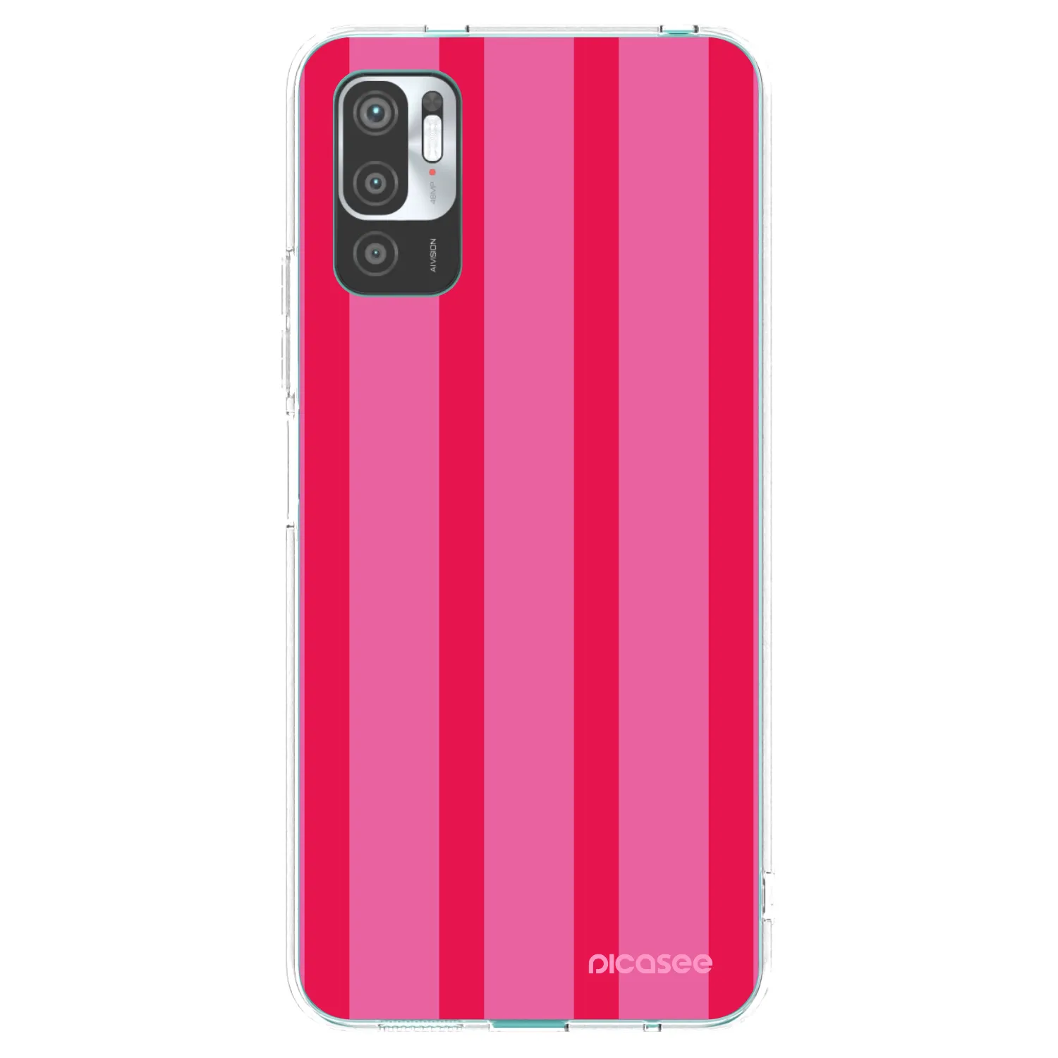 Picasee silikonový průhledný obal pro Xiaomi Redmi Note 10 5G - Hot tropic
