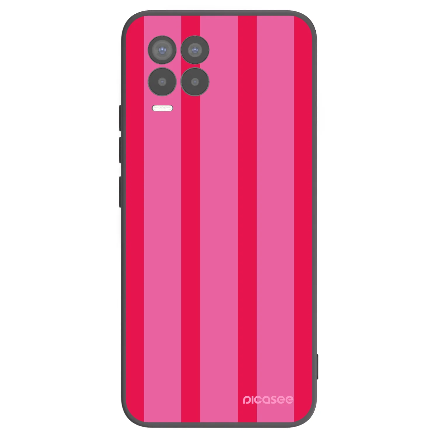 Picasee silikonový černý obal pro Realme 8 4G - Hot tropic