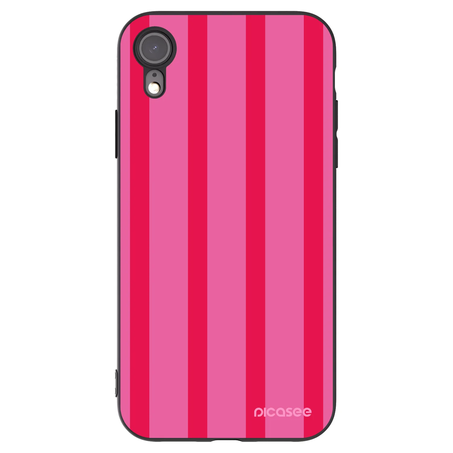 Picasee silikonový černý obal pro Apple iPhone XR - Hot tropic