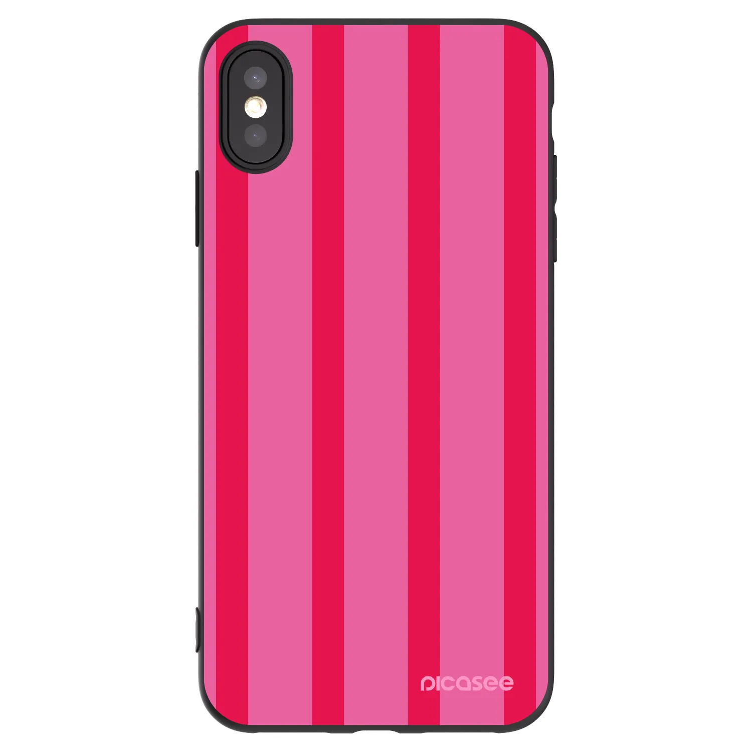 Picasee silikonový černý obal pro Apple iPhone XS Max - Hot tropic