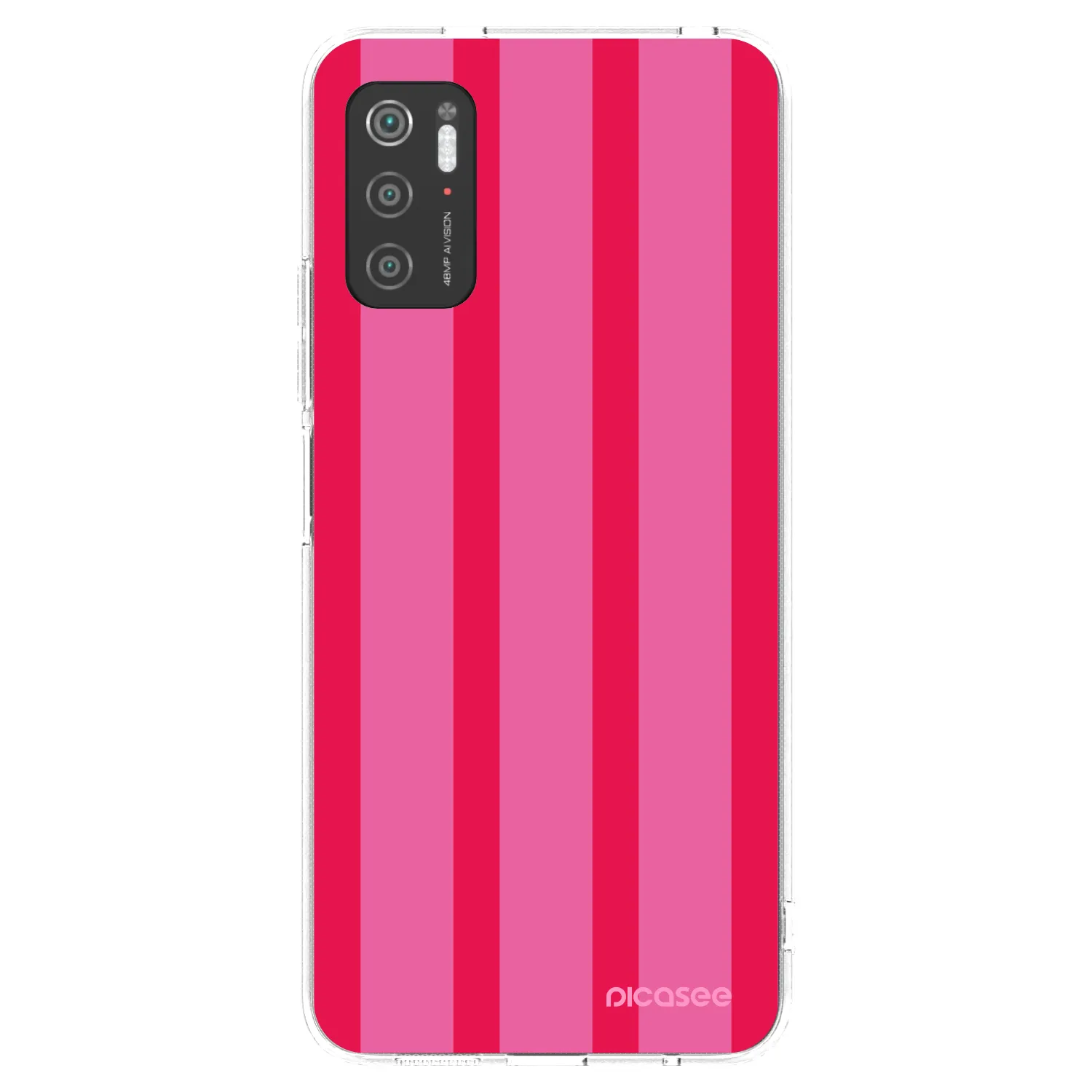Picasee silikonový průhledný obal pro Xiaomi Poco M3 Pro 5G - Hot tropic