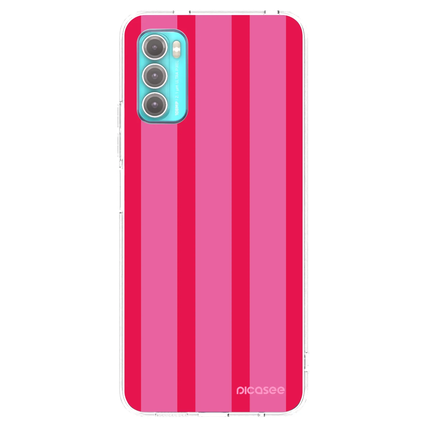 Picasee silikonový průhledný obal pro Motorola Moto G60 - Hot tropic